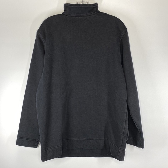 Vintage Nike Black Quarter Zip Retro Pullover Sweatshirt Medium - Picture 2 of 7